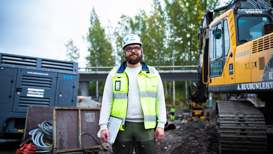 Construction Manager Jussi has a knack for leadership – “The Jokeri Light Rail project was unique”