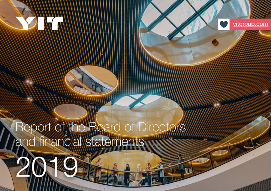 Report of the board of directors and financial statement-2019 cover